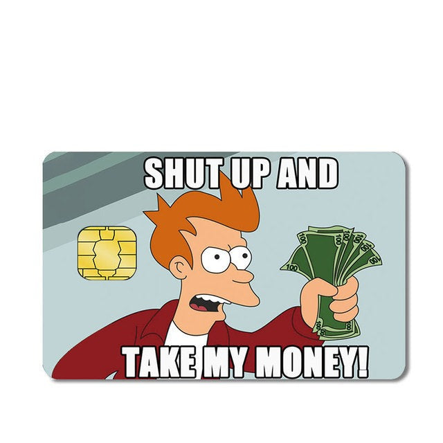 Take My Money - Styledcards-Custom debit card Skin