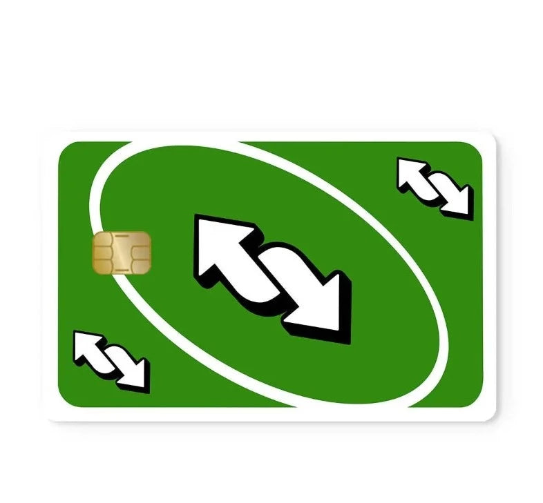 Reverse: Green - Styledcards/ Custom debit card Skin