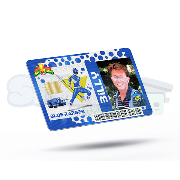 power ranger swipe badge card skin - Styledcards