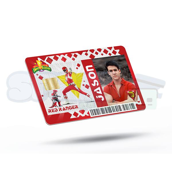 power ranger swipe badge card skin - Styledcards