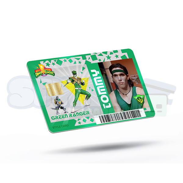 power ranger swipe badge card skin - Styledcards