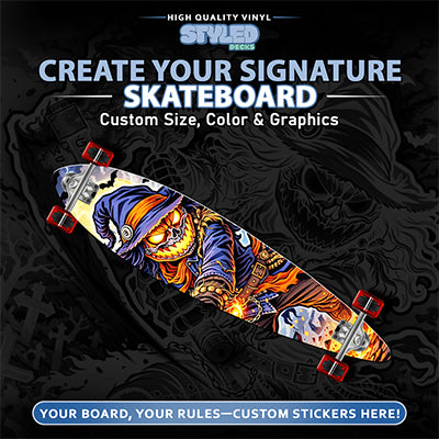 Custom 42 Inch Longboard - Styledcards