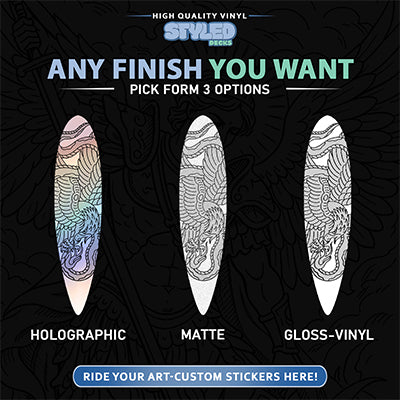 Custom 42 Inch Longboard - Styledcards