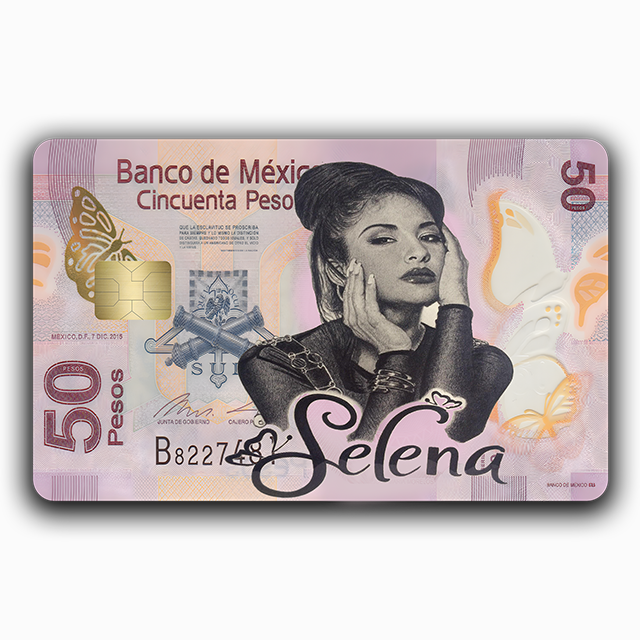 Selena debit card sticker - Styledcards