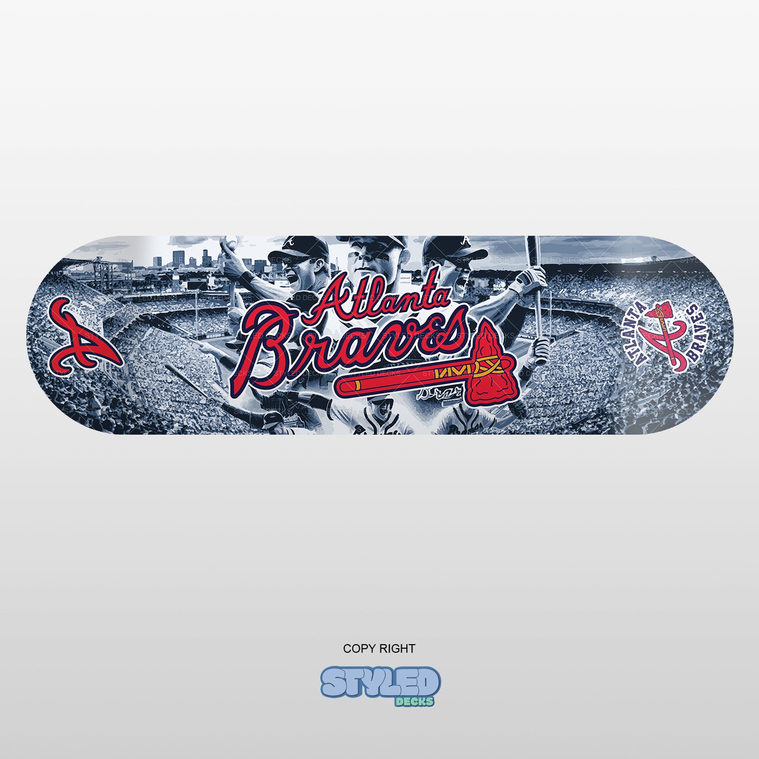 Atlanta Braves Skateboard
