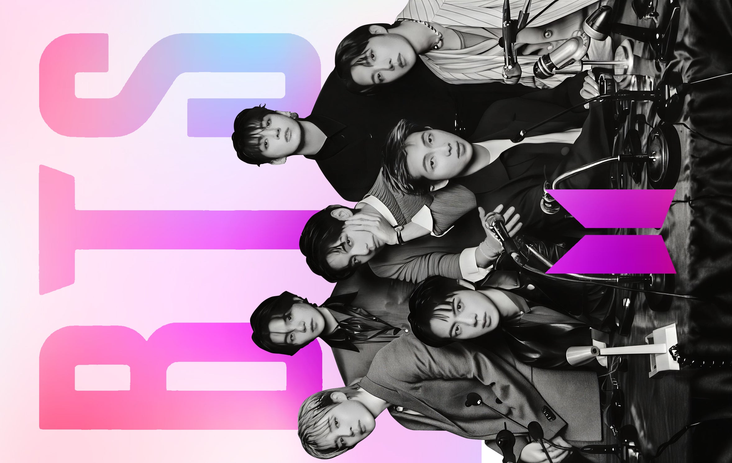 BTS Rectangular Vinyl Stickers - Styledcards