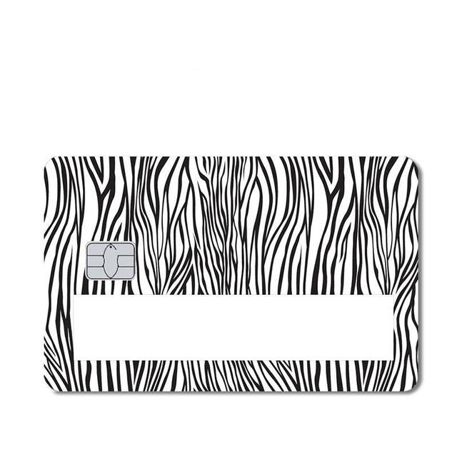 Zebra Print - Custom Debit Card Skin