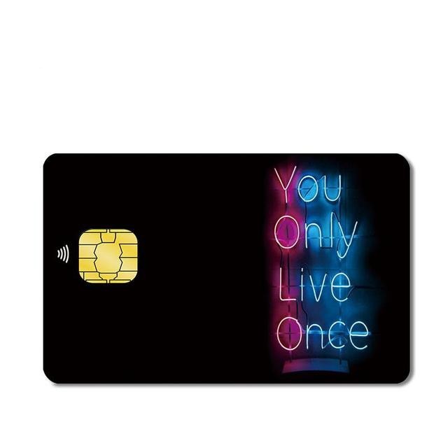 You Only Live Once - custom debit card skins