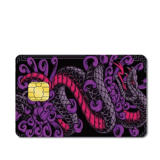 Purple Snake - Styledcards/Custom debit card Skin