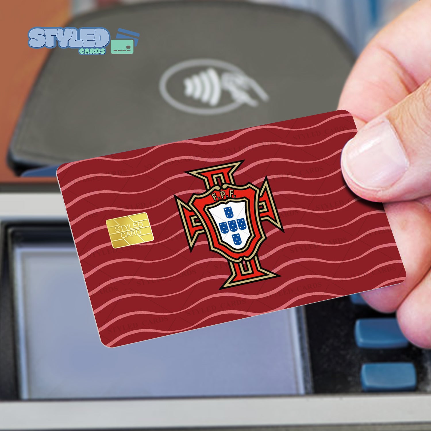 Soccer Card Vinyl Sticker Set (2 Pack) | Premium Rectangular Vinyl Decals