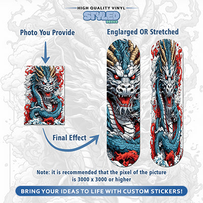 Custom 8.25 Inch Skateboard - Styledcards