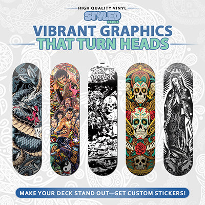 Custom 8.25 Inch Skateboard - Styledcards
