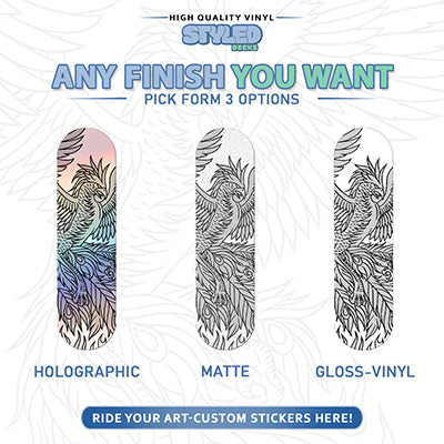 Custom 8.25 Inch Skateboard - Styledcards