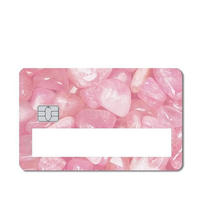Rose Quartz Print - Styledcards/ Custom debit card Skin