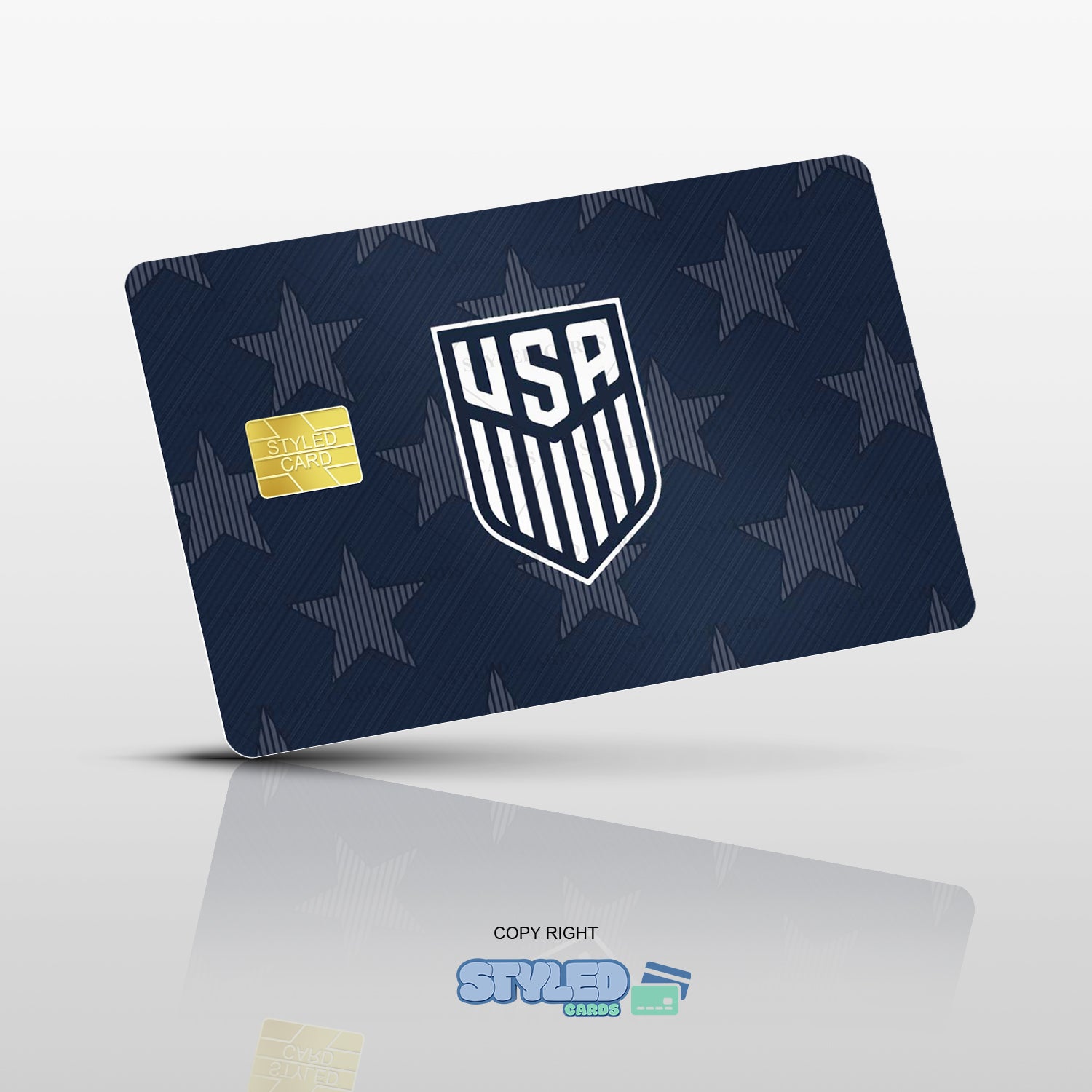Soccer Card Vinyl Sticker Set (2 Pack) | Premium Rectangular Vinyl Decals