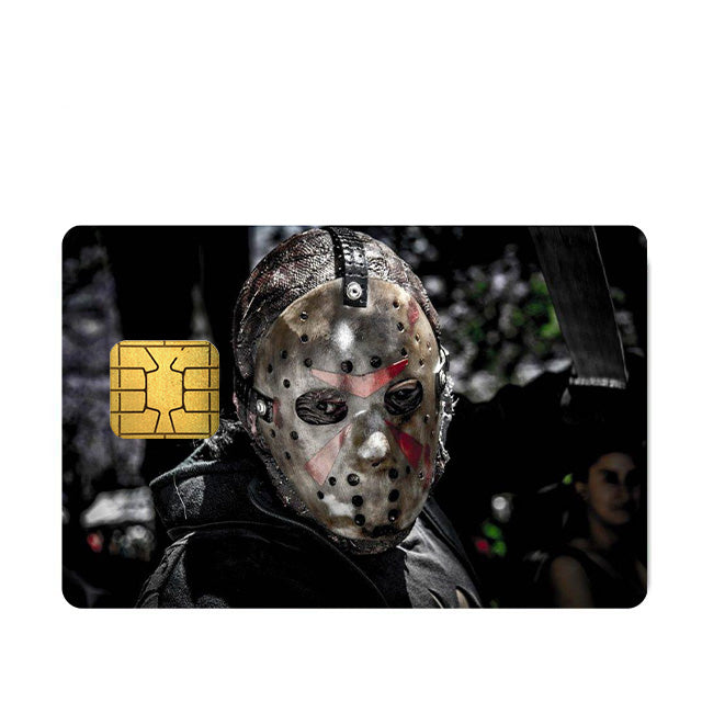 Jason Voorhees custom debit card skins