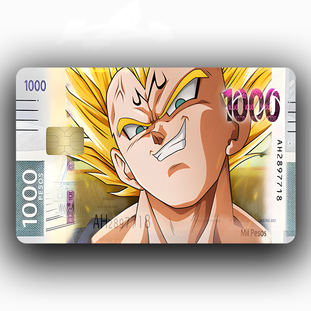 1000 pesos de vegeta debit card sticker - Styledcards